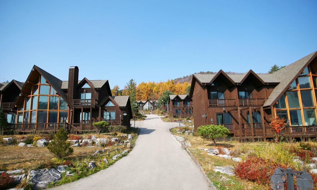 פיאונגצ'אנג Chalet Resort מראה חיצוני תמונה